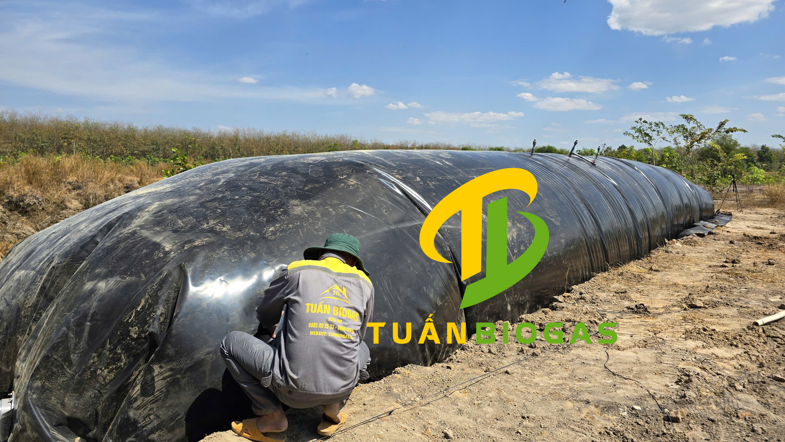 Nước thải đầu ra của túi biogas có hôi không?